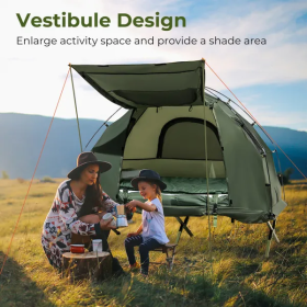 1-Person Folding Camping Tent, 5-in-1 Outdoor Sleeping Combo