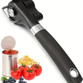 Quick, Easy Stainless Steel Can Opene, Effortless Can Opening