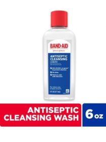 Band-Aid Brand Antiseptic Cleansing Liquid with Pain Relief