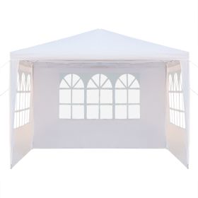 10' x 10' Waterproof Event Tent with 3 Sidewalls  Outdoor Shelter