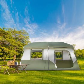 8-Person Instant Camping Tent – 60-Second Setup with Rainfly