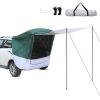 SUV Rear Tent Camping Tent Military Green, White Gray