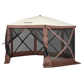 VEVOR Pop-Up Screened Sun Shelter Tent – 11.5 x 11.5 FT