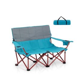 Oversized Camping Chair Folding Loveseat Camping Couch