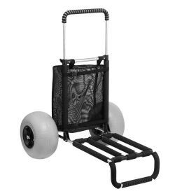 VEVOR Beach Dolly with 12" Balloon Wheels – 29.9" x 15.4"