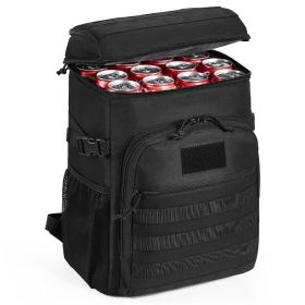 25L Tactical Cooler Bag with MOLLE System & Multi-Pockets