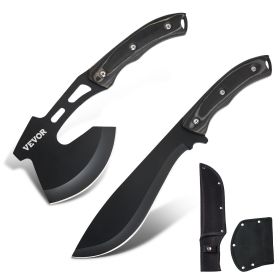 Hunting Knife & Hatchet Combo – Camping Set