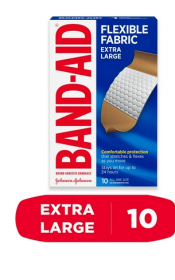 Band-Aid Brand Flexible Fabric Adhesive Bandages XL