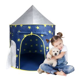 Rocket Spaceship Kids Play Tent – Pop-Up Playhouse