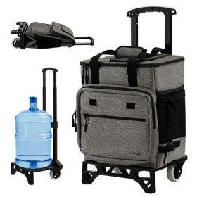 40L Large Capacity Cooler Bag with Detachable Bottom Plate