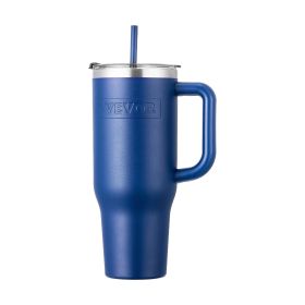 40 oz Insulated Stainless Steel Water Bottle / Coffee Cup Blue
