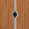 Aluminum Alloy Table And Chair One Piece Wood Grain Color