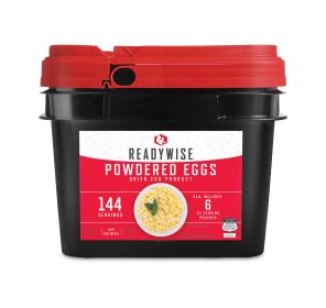 Ready Wise Powdered Eggs, 6 pouches per bucket 144 Servings