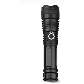 LED Flashlight 500000 lumens a powerful USB flashlight