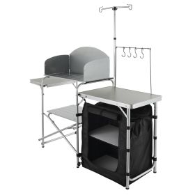 VEVOR Folding Outdoor Cooking Table with Storage with Bag