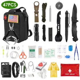 47- Pcs Complete Emergency Survival Kit
