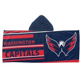 Washington Capitals Youth Hooded Beach Towel