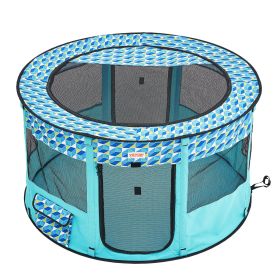 VEVOR Foldable Pet Playpen – 44" x 44" x 24" Crate Kennel