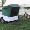 SUV Rear Tent Camping Tent Military Green, White Gray