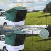 SUV Rear Tent Camping Tent Military Green, White Gray