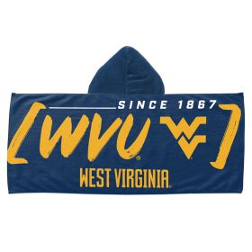 West Virginia Mountaineers Youth Hooded Beach Towel