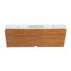 Aluminum Alloy Table And Chair One Piece Wood Grain Color