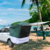 SUV Rear Tent Camping Tent Military Green, White Gray