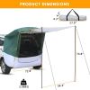 SUV Rear Tent Camping Tent Military Green, White Gray