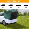 SUV Rear Tent Camping Tent Military Green, White Gray