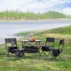Folding Outdoor Camping Table and Chairs Set