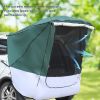 SUV Rear Tent Camping Tent Military Green, White Gray