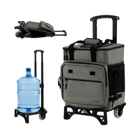 50-Can Large Leakproof Rolling Cooler w/ Detachable Bottom