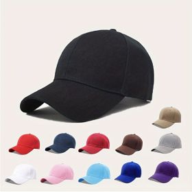 Candy Color Simple Baseball Caps (Color: Navy Blue)