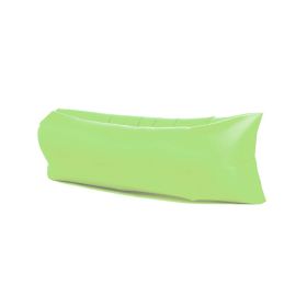 Inflatable Lounger, Lazy Inflatable Sofa Traveling Camping (Color: Green)