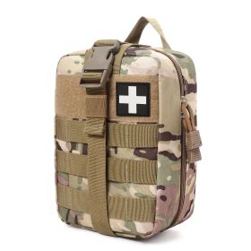 Outdoor Tactical First Aid Kit with Emergency Accessories (Color: Camouflage)