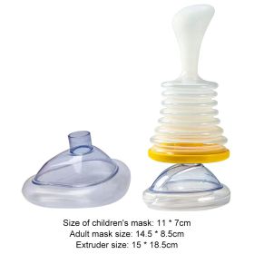 Travel Portable First Aid Choking Rescue Device (Color: Yellow suit, Ships From: China)