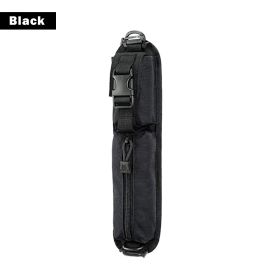 Tactical MOLLE Accessory Bag with Adjustable Strap (Color: black)