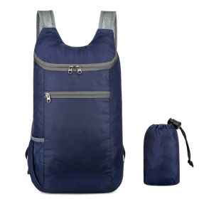 Lightweight Backpack For Camping; Hiking and Cycling (Color: Dark Blue)