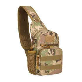 Tactical Shoulder Sling Bag – Military-Style Nylon Chest Pack (material: Nylon, Color: CP)