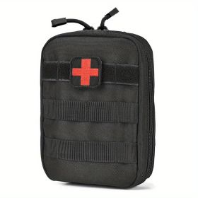 Outdoor MOLLE Medical Survival Kit – Tactical, Tough & Ready (Color: black)