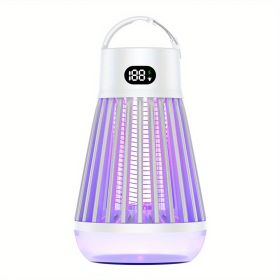Outdoor Electric Bug Zapper for Mosquito & Fly Control (Color: J03-white)