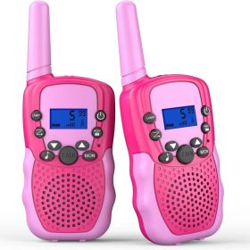 22 Channel Bidirectional Wireless Radio For Outdoor Camping (Color: pink)