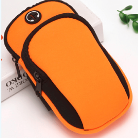 Universal 6.5'' Running Sport Armband Bag Waterproof Arm Bag (Color: Orange)