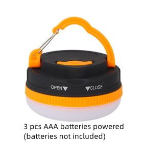 Rechargeable Magnetic Camping Tent Lantern (Items: 3pcs AAA Batteries)