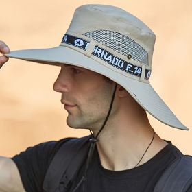 Casual Waterproof Sunshade Hat – Stay Cool, Dry & Covered (Color: Beige)