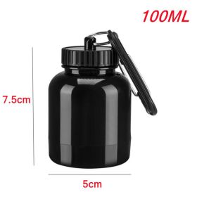 Mini Portable Protein Powder Bottle with Keychain (Color: 100ml-01)