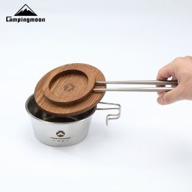 S362 Portable Stainless Steel Steamer (select: S-MG-Shera Bowl Wooden Cover)