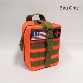MOLLE Tactical Detachable First Aid Bag (Color: Orange)