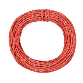 50ft ReflectiveTent Guyline Paracord Rope For Outdoor Camping (Color: Red)