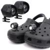 Red Crocs Headlights, Hands-Free Shoe Lights for Night Walks